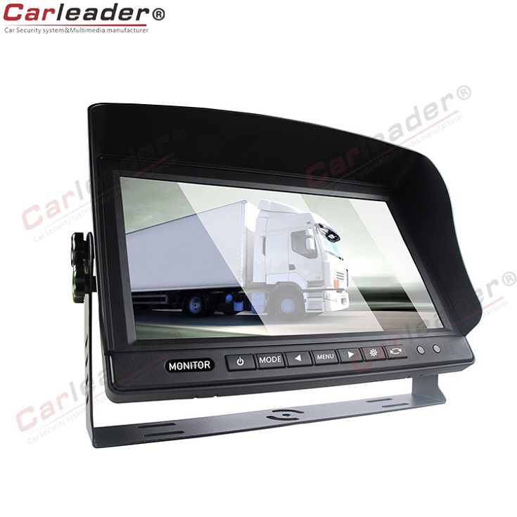 Moniteur de montage de tableau de bord LCD pour caravane 10 pouces avec caméra