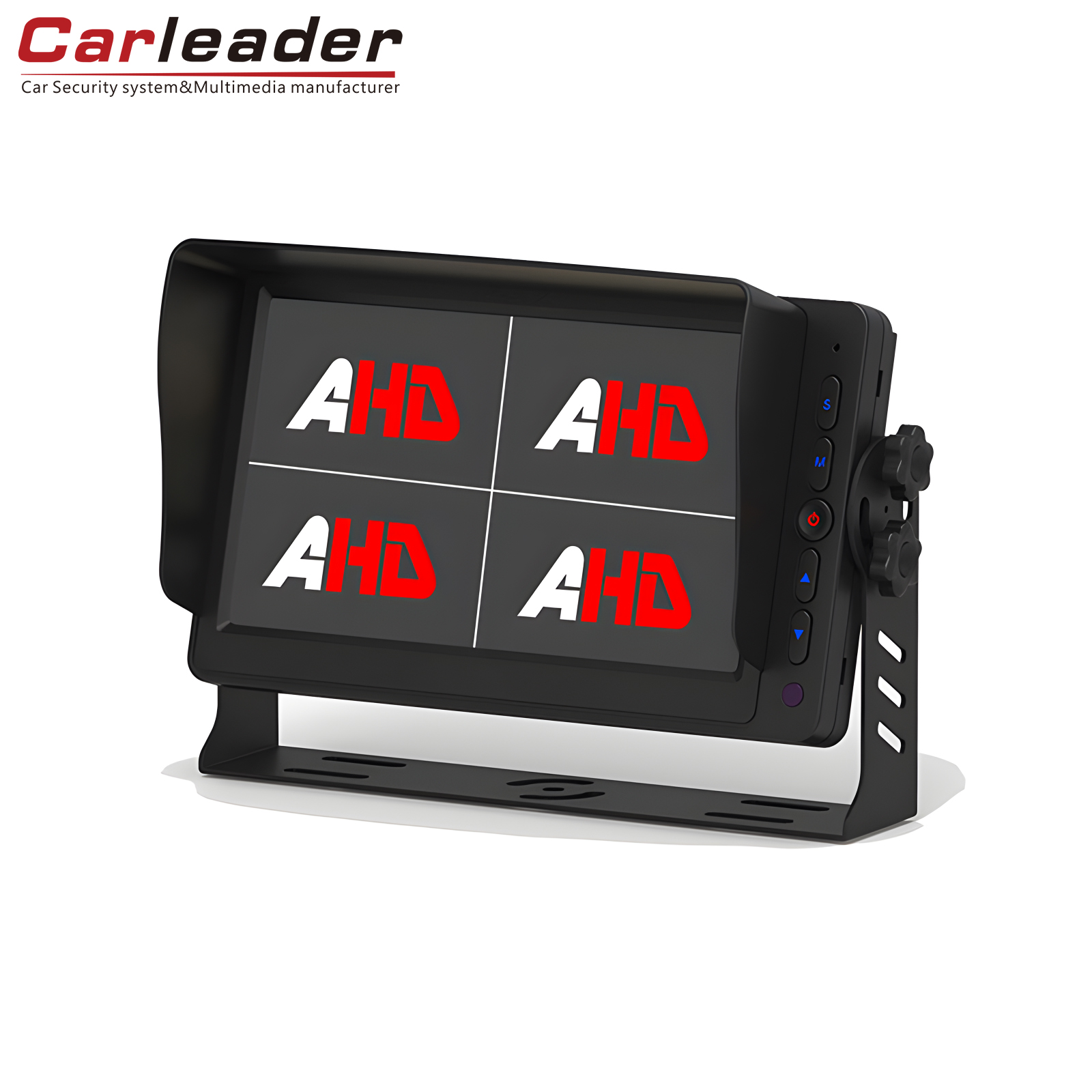 Le moniteur de véhicule Carleader 7 pouces AHD Quad View rend votre conduite plus sûre