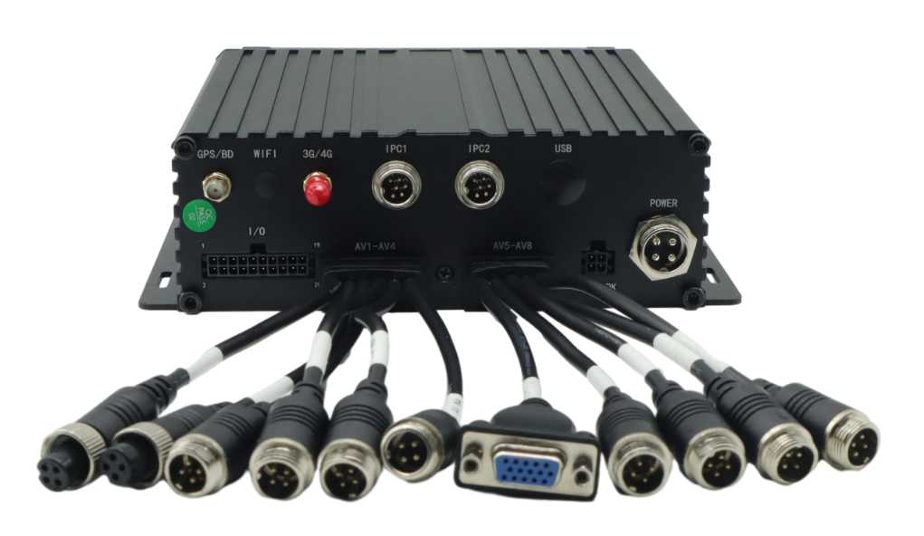 DVR mobile de véhicule HDD 8CH avec GPS Wifi pour camion