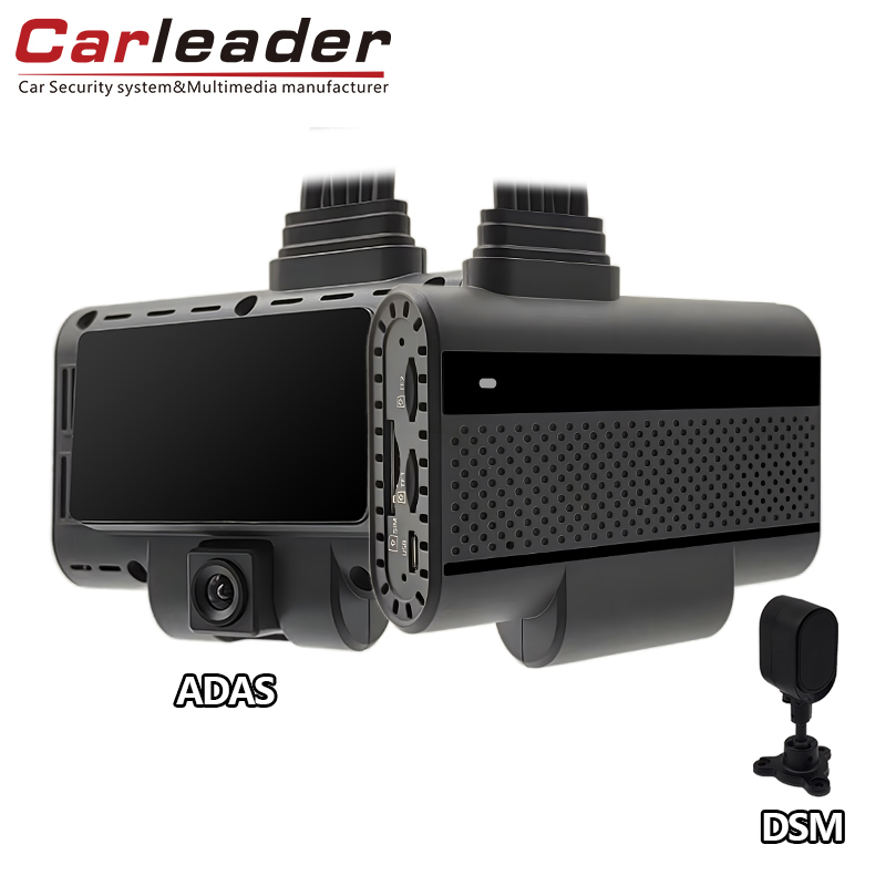 Carleader 4ch Adas + DSM DVR AI Dash Camera pour la gestion de la voiture