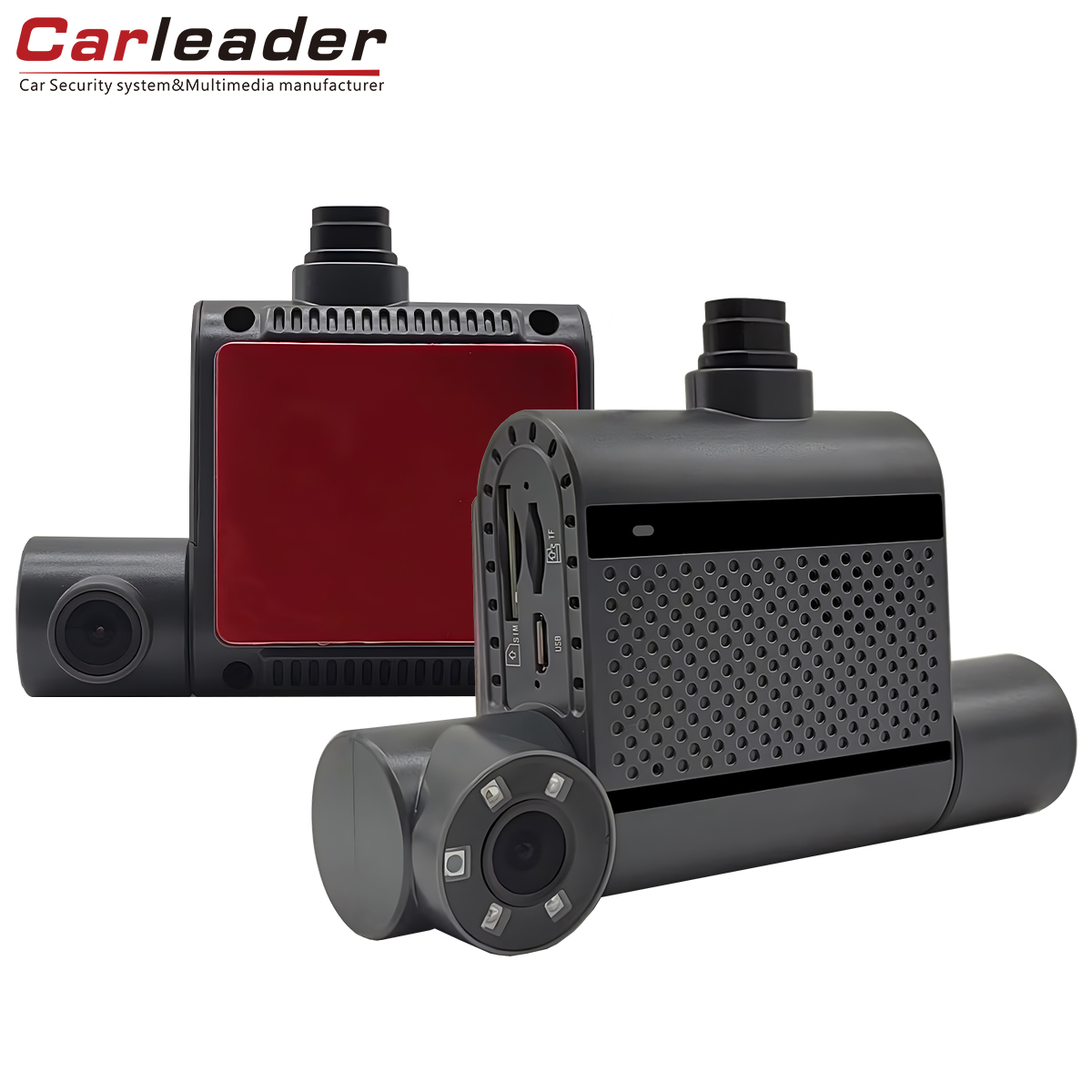 Conduire plus intelligent, restez protégé - Carleader à double canal DVR Recording HD 1080p Dash Camera