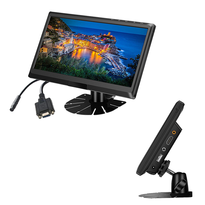 Moniteur HD à écran IPS de 9 pouces Carleader prenant en charge les entrées CVBS + HD + VGA Moniteur HD à écran IPS de 9 pouces Carleader prenant en charge les entrées CVBS + HD + VGA