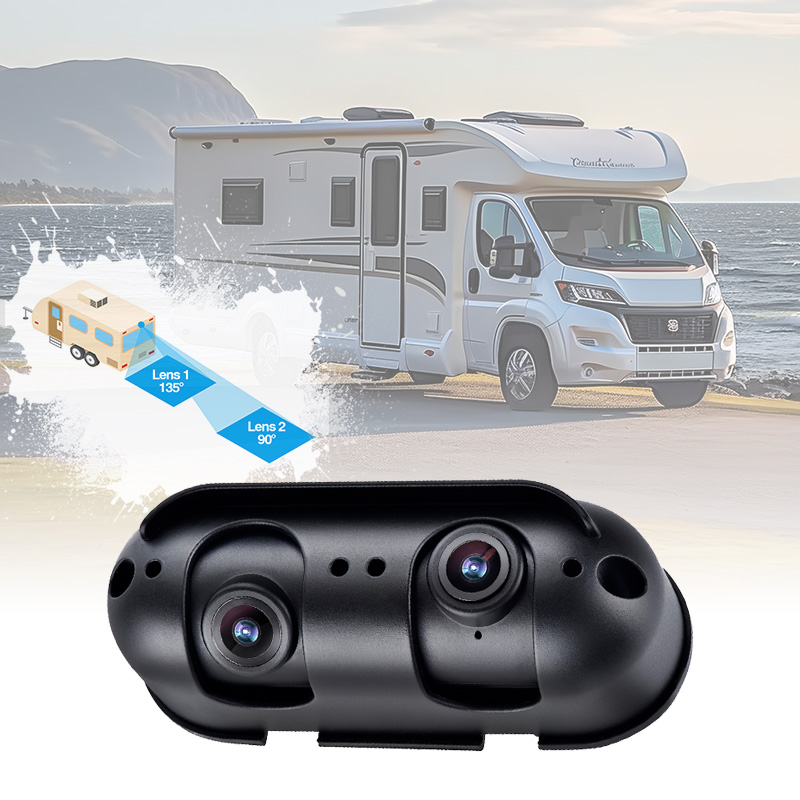 Deux Solutions de câblage différentes pour caméra de recul à double objectif Carleader AHD Starlight, adaptées aux camping-cars RV