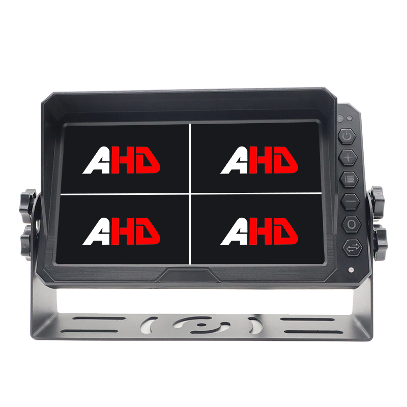 Moniteur de secours pour véhicule robuste Carleader 7 pouces 4CH Quad Display AHD