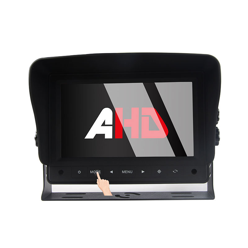 Carleader 7 pouces boutons tactiles 2CH robuste AHD véhicule Montior