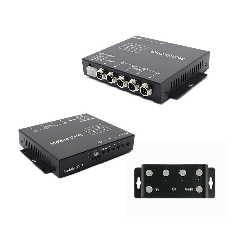 Carleader 1080P AHD Quad Split Display Processeur vidéo Prise en charge de l'enregistrement vidéo