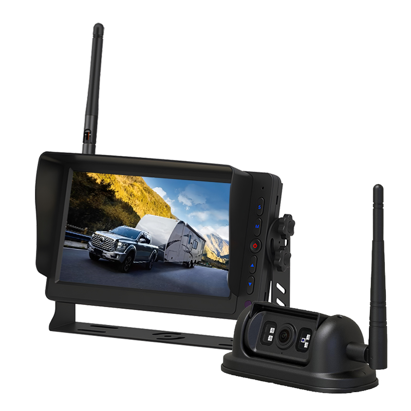 Système de caméra et de moniteur HD sans fil numérique Carleader 7 pouces 2,4 GHz