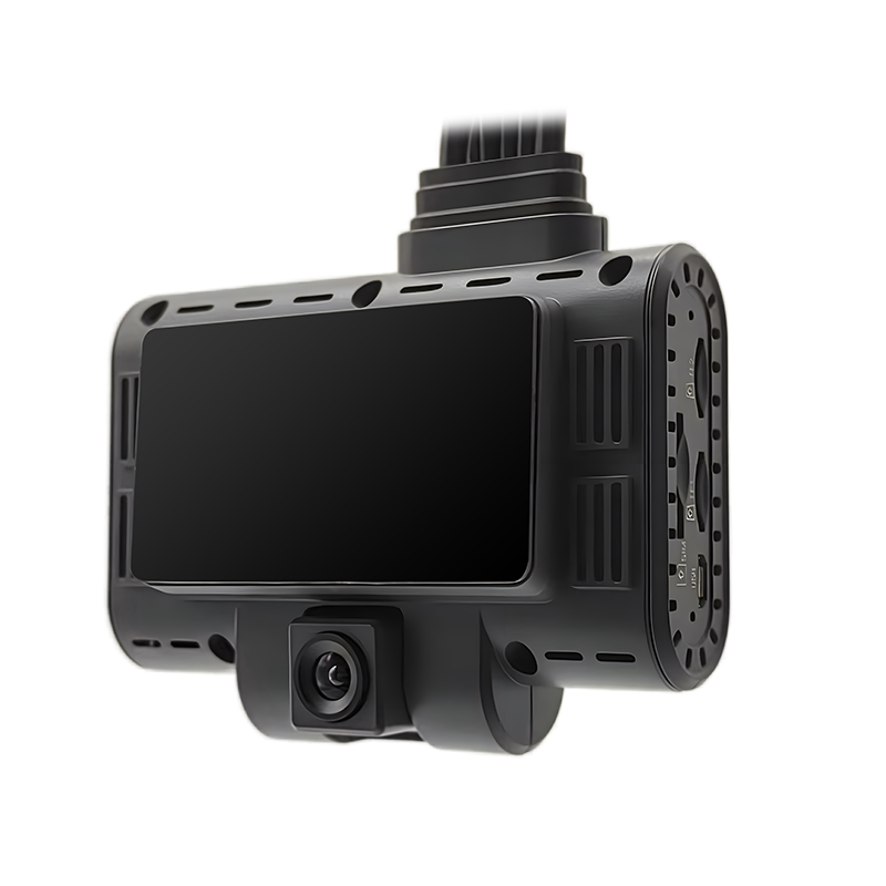 Caméra de tableau de bord DVR AI 3CH avec GPS 4G, ADAS, DSM et WiFi pour les véhicules de flotte