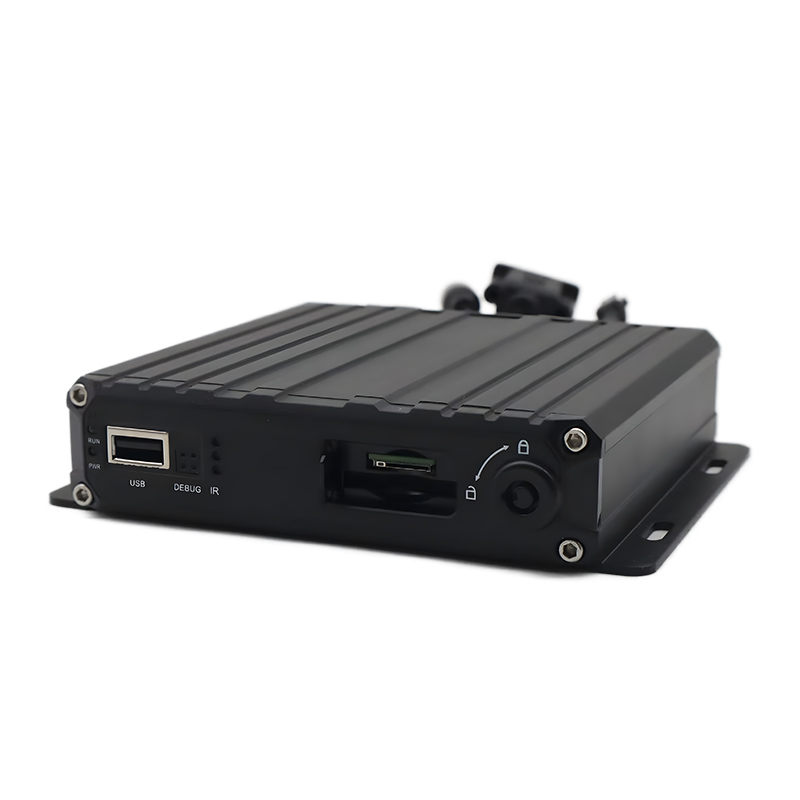 DVR mobile 4CH AHD SD AI avec 4G GPS WiFi, ADAS DSM BSD pour véhicules commerciaux