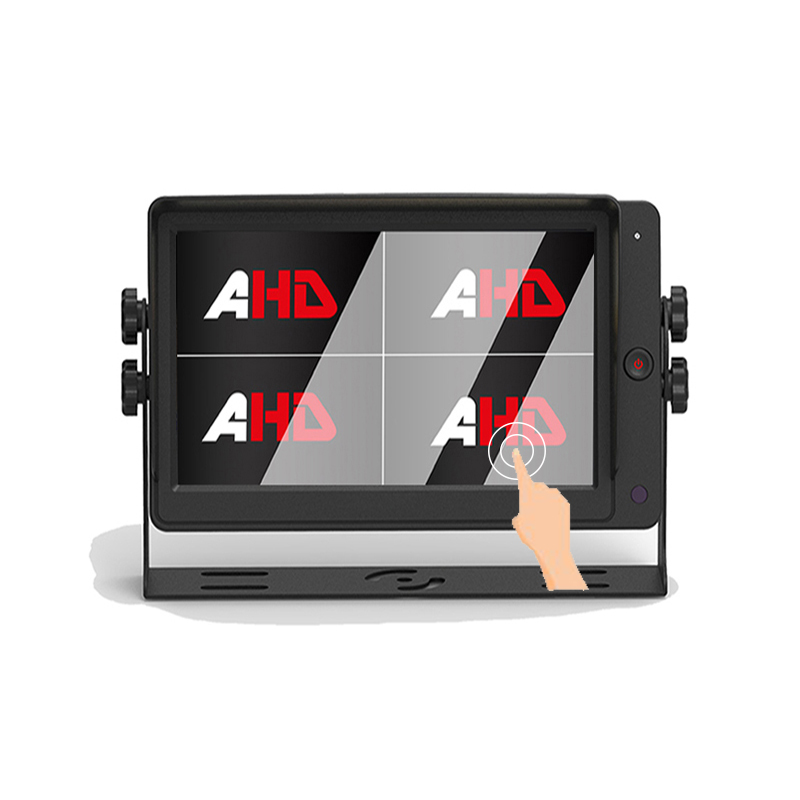 Moniteur AHD à écran tactile divisé en quatre canaux de 7 pouces 4CH