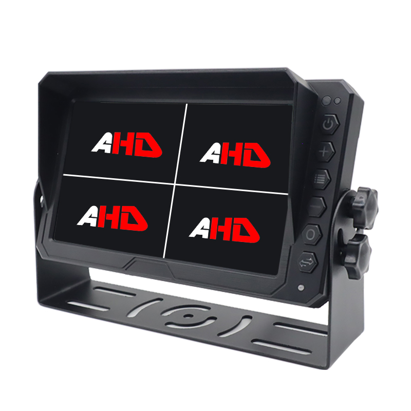 Moniteur de voiture à vue arrière AHD Quad de 7 pouces pour camion