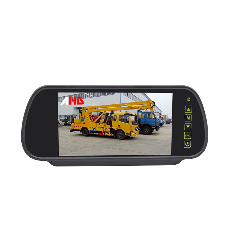 Moniteur de rétroviseur de voiture de 7 pouces, moniteur de rétroviseur numérique AHD pour camion, Bus et véhicule commercial
