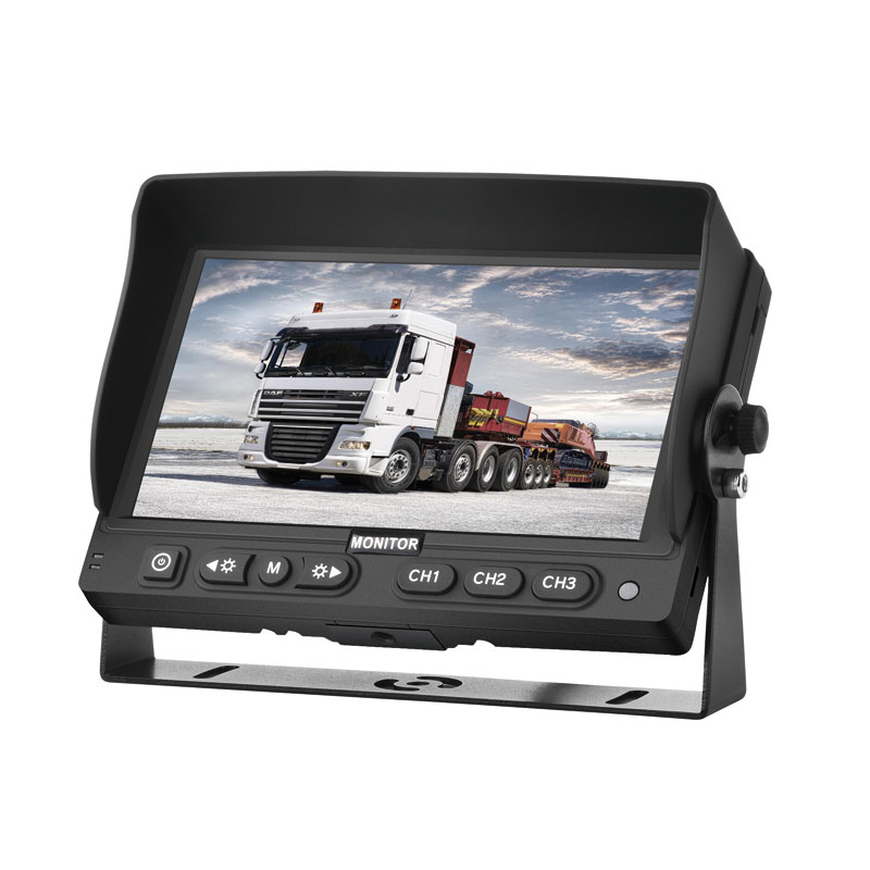 Moniteur de voiture à 3 entrées vidéo