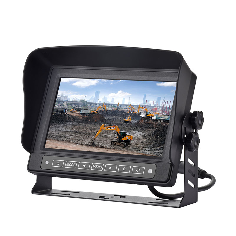 Moniteur de voiture étanche 7'' avec bouton tactile
