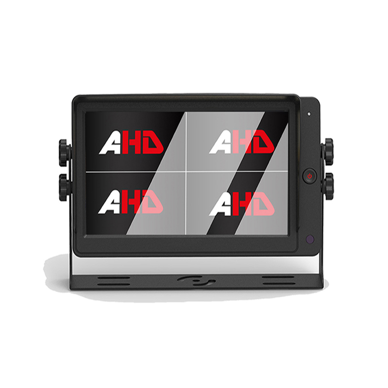 Moniteur quadruple AHD à écran tactile de 7 pouces
