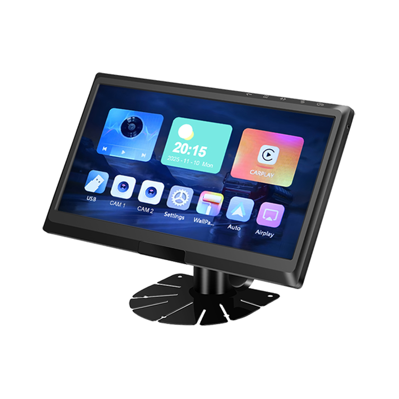 Multimédia de CarPlay de soutien de moniteur de véhicule d'IPS 2AV AHD de 9 pouces