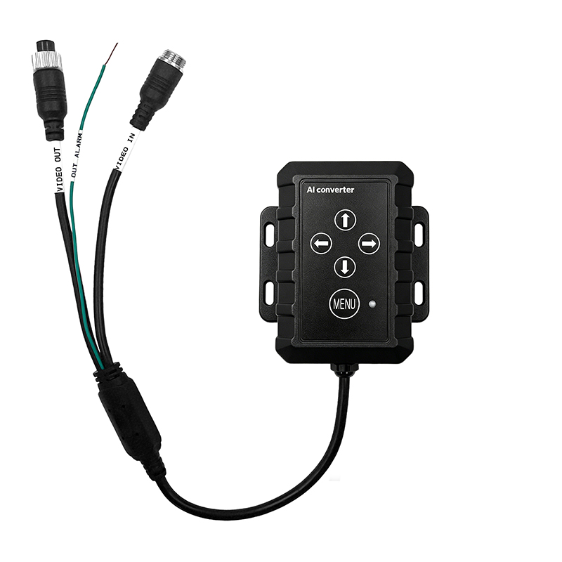 Convertisseur de caméra AI pour caméras CVBS AHD avec détection de piétons et de véhicules